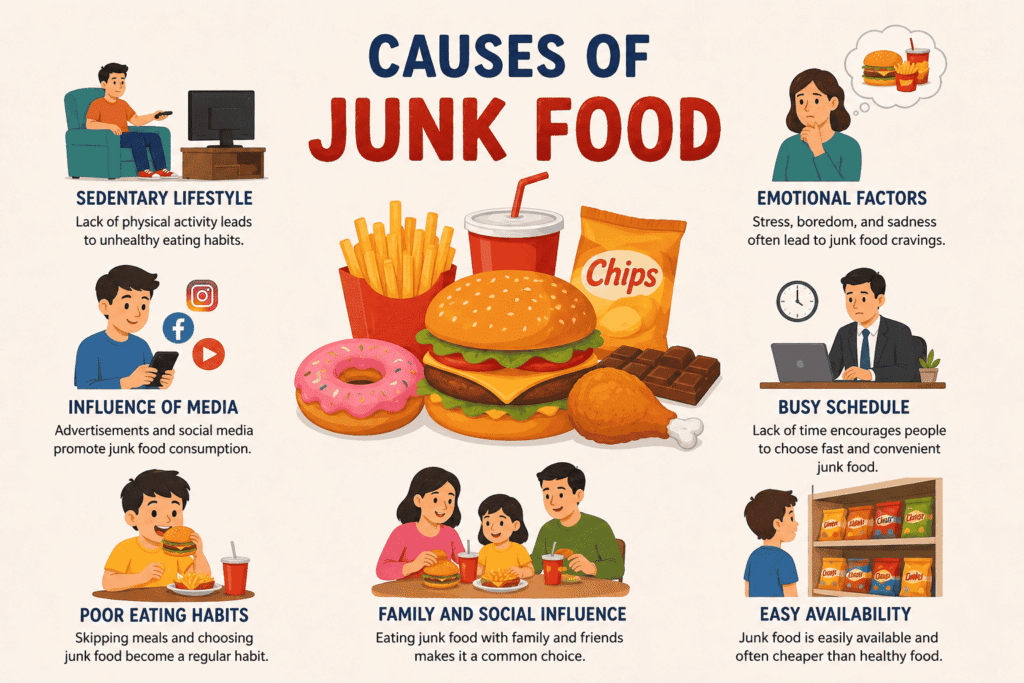 causes of junk food 