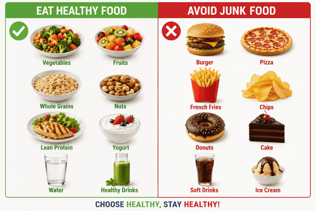 causes of junk food 