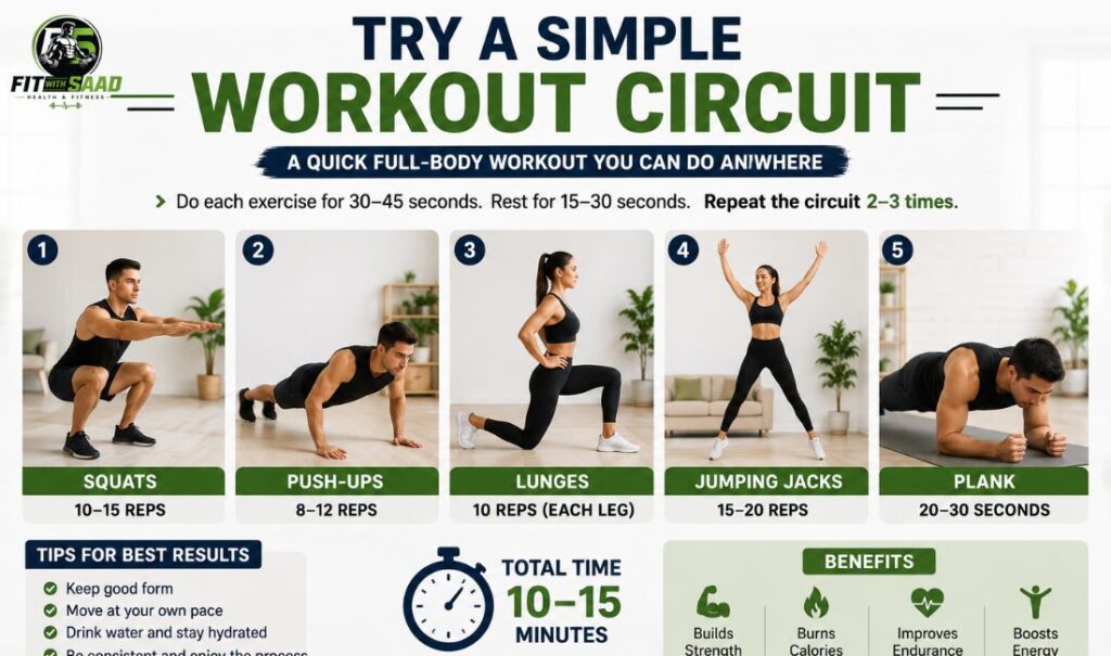 Try a Simple Workout Circuit